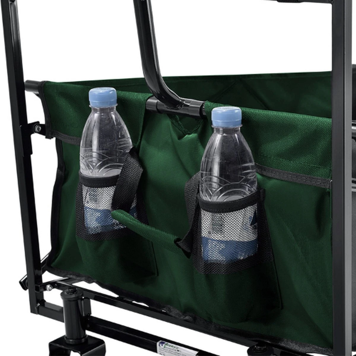 Rijoka Opvouwbare Bolderkar Mét Harde Bodem | Groen - Afbeelding 3