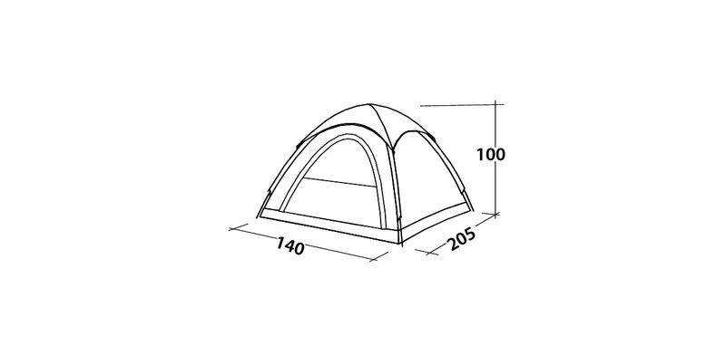 Easy Camp Comet 200 Koepeltent - 2 Personen - Afbeelding 9