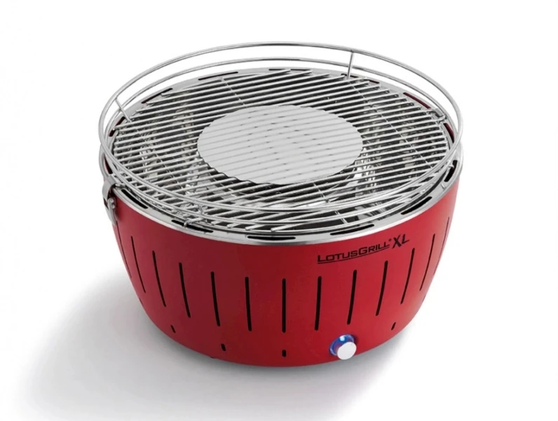LotusGrill XL Hybrid Houtskoolbarbecue - Rood - Afbeelding 2