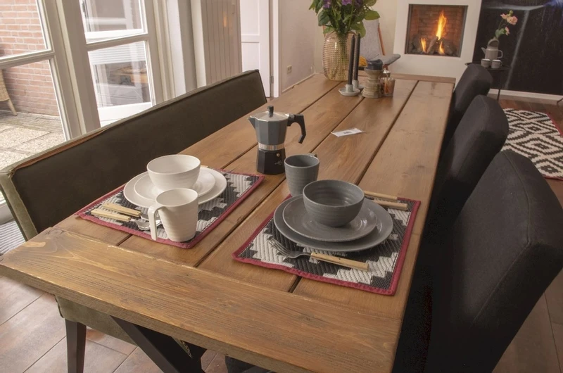 Bo-Camp Stone Melamine Serviesset - 16-delig - Grijs - Afbeelding 5