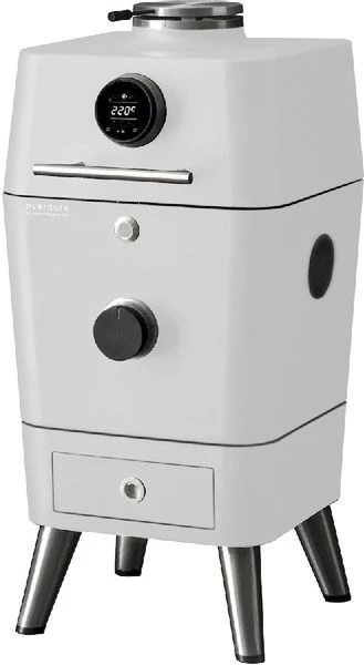 Everdure 4K Houtskool Barbecue Met Beschermhoes - Wit - Afbeelding 2