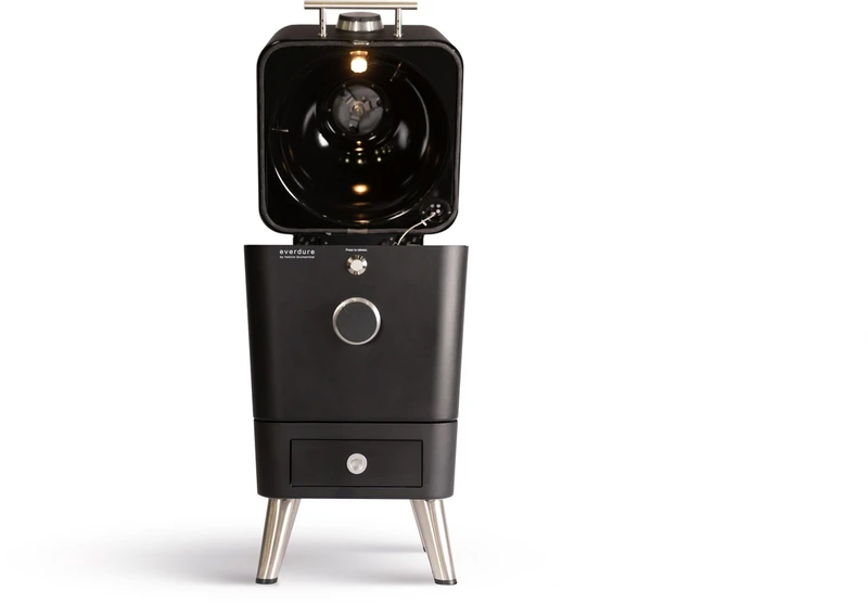 Everdure 4K Houtskool Barbecue Met Beschermhoes - Mat Zwart - Afbeelding 4