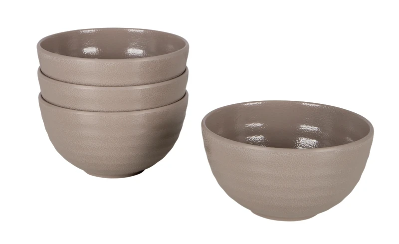Bo-Camp Stone Melamine Serviesset - 16-delig - Beige - Afbeelding 2