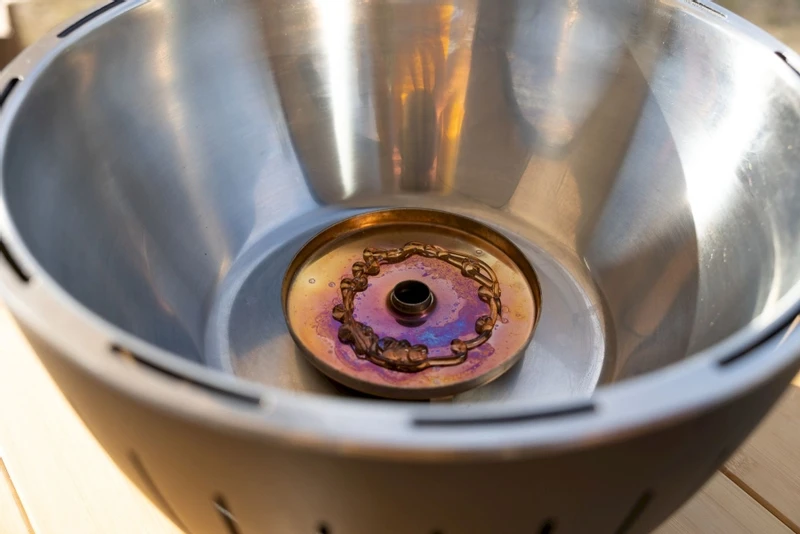 LotusGrill XL Hybrid Houtskoolbarbecue - Rood - Afbeelding 3